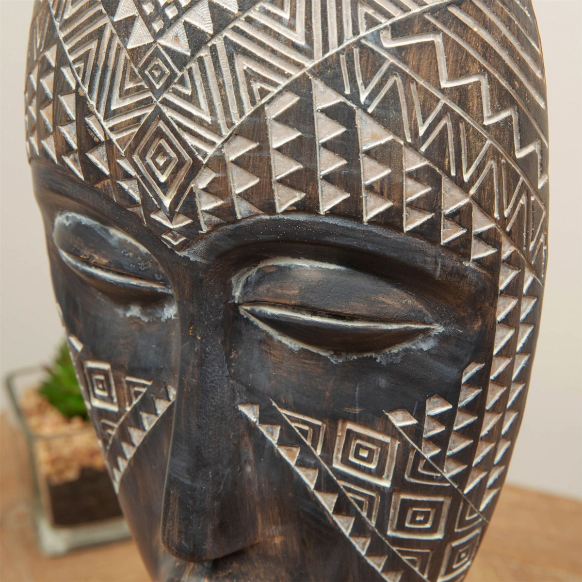 Tribal Mask with Stand 28.5cm