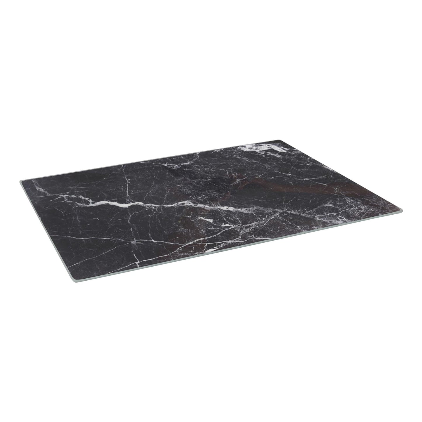Rectangle Glass Chopping Board - 40cm x 30cm - Marble