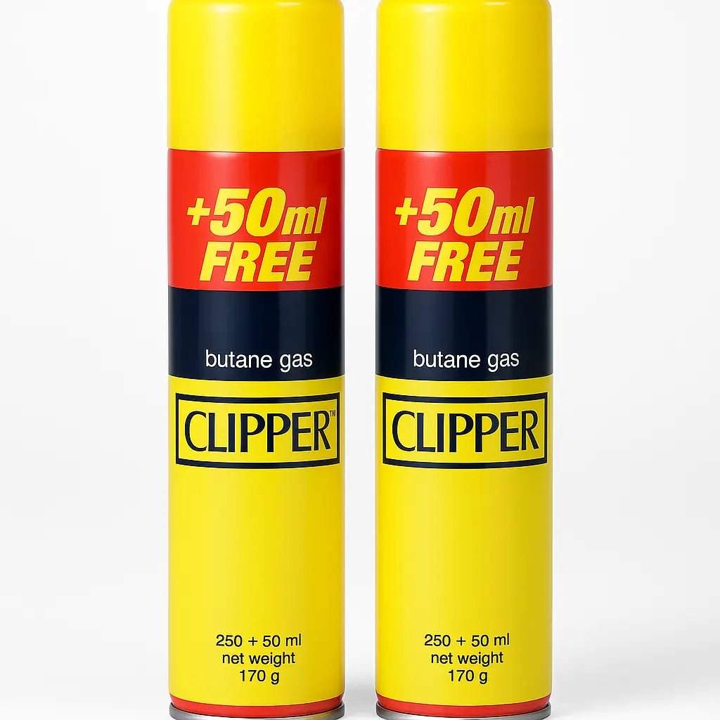Butane Gas Refill Clipper Universal Lighter Fuel 300ml Pack for All Gas Lighters