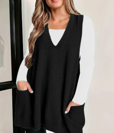 Loose Plus Size Sleeveless Pullover Casual Fashion