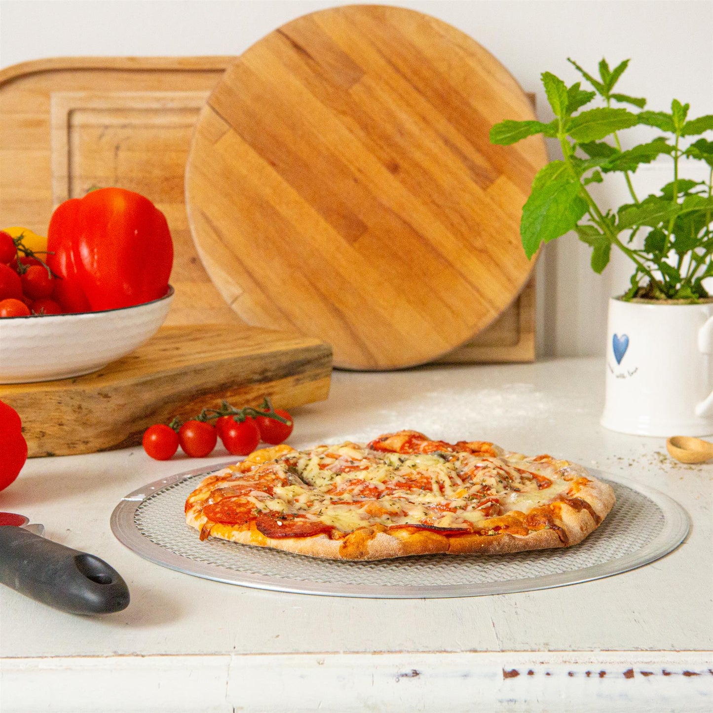 12" Aluminium Pizza Screen