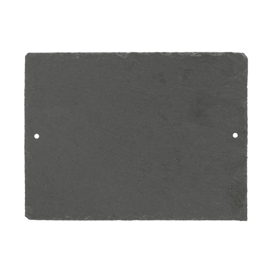Rectangle Blank Slate House Sign - 20cm x 15cm