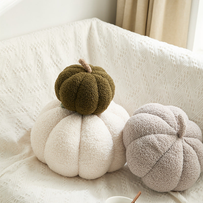 Nordic Plush Pumpkin Pillow