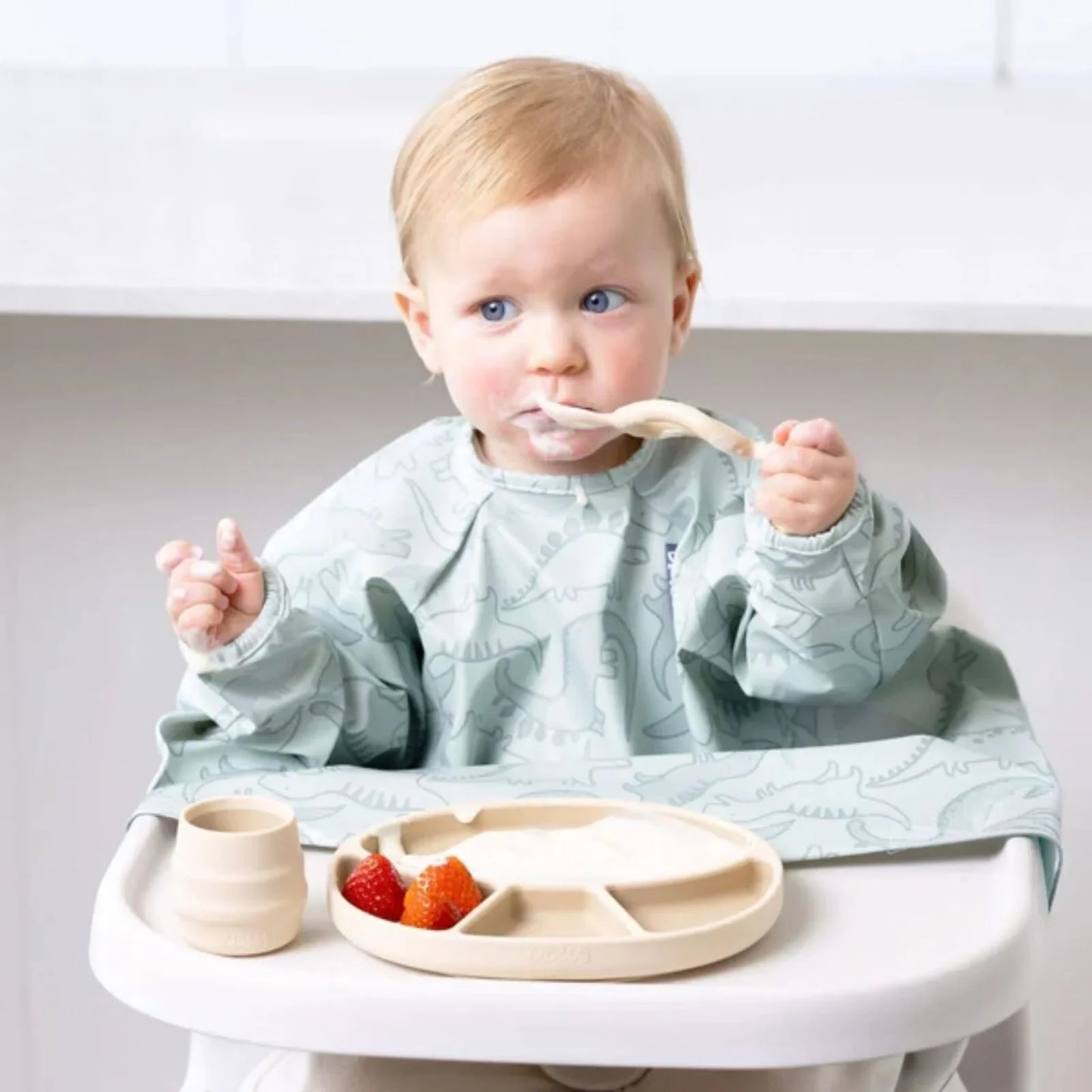 Bibado Silicone Suction Divider Plate - Fawn