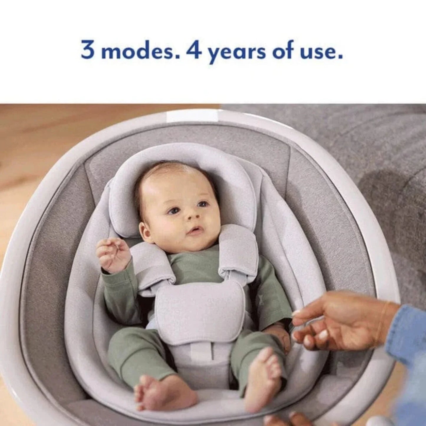 Graco Sway N Grow Bluetooth Swing - Heather