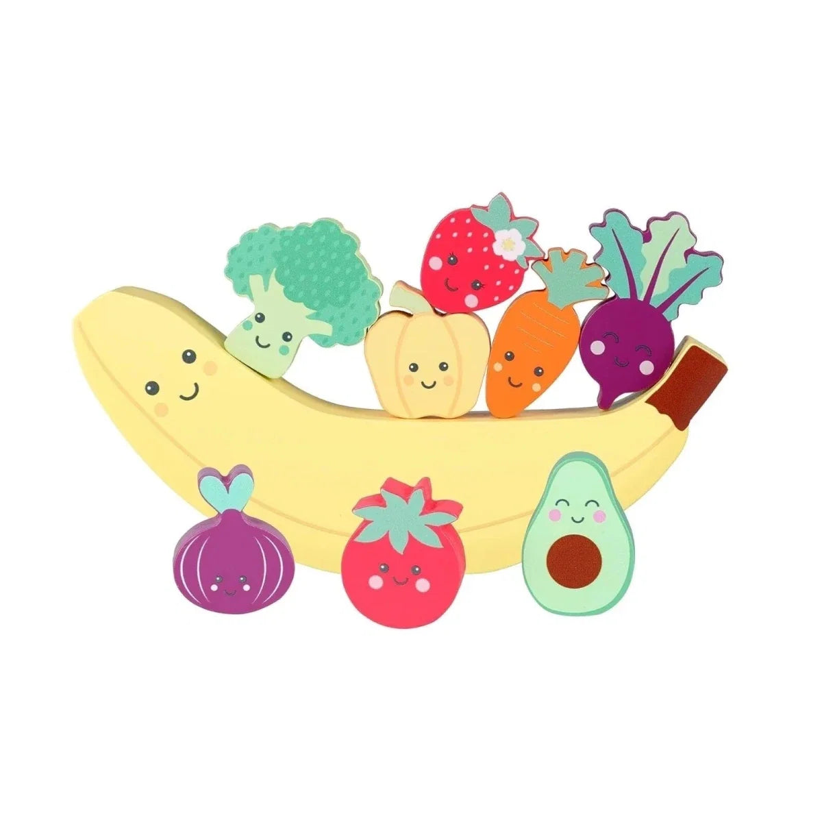 Orange Tree Toys Happy Veggies & Friends Balancing Game