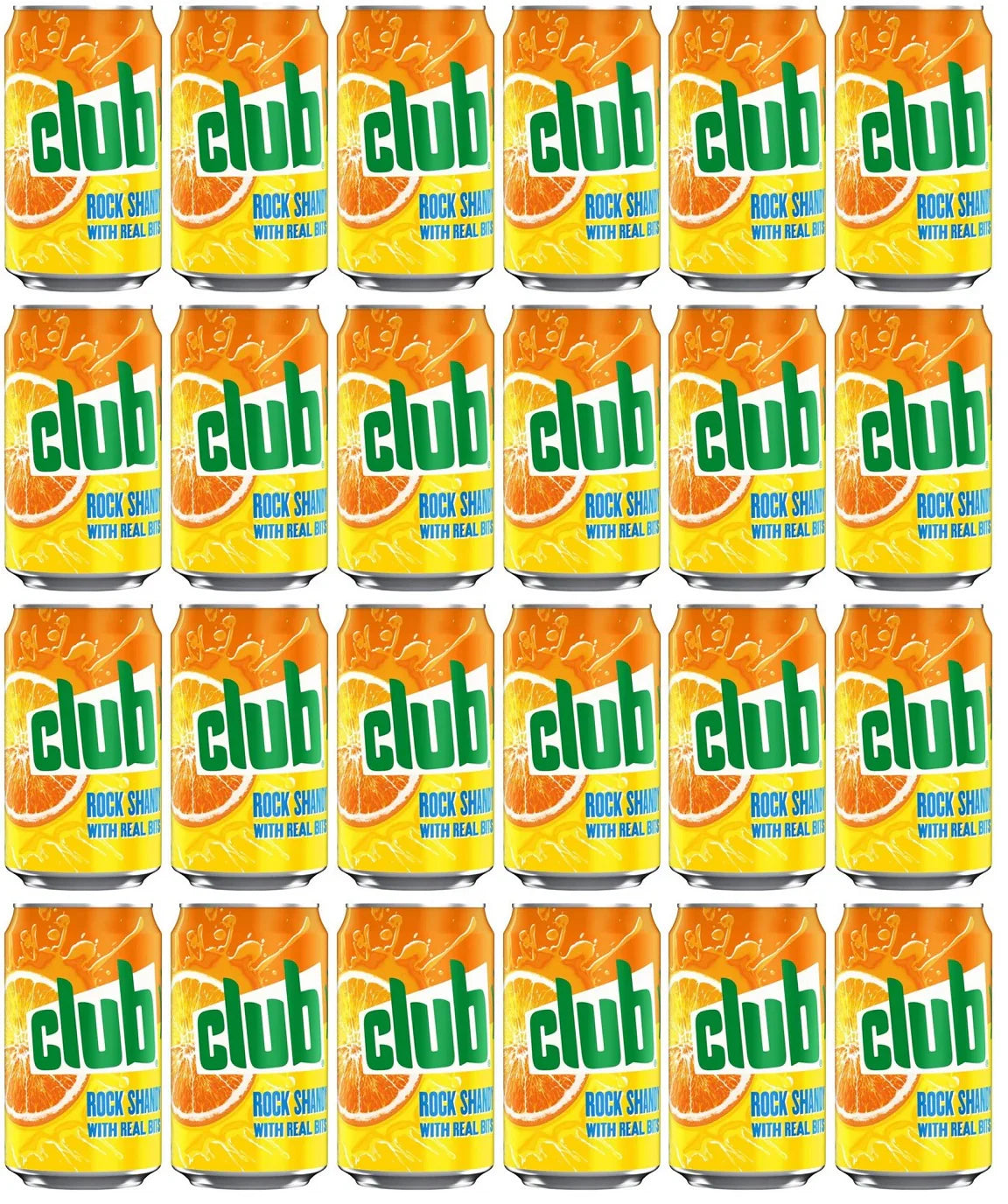 24 x Club Rock Shandy With Real Bits Can 330Ml