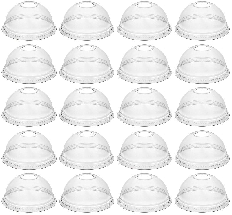 20 x Dome Lid W/Hole  Rpet For 12 /16Oz Cup (702485/702487)