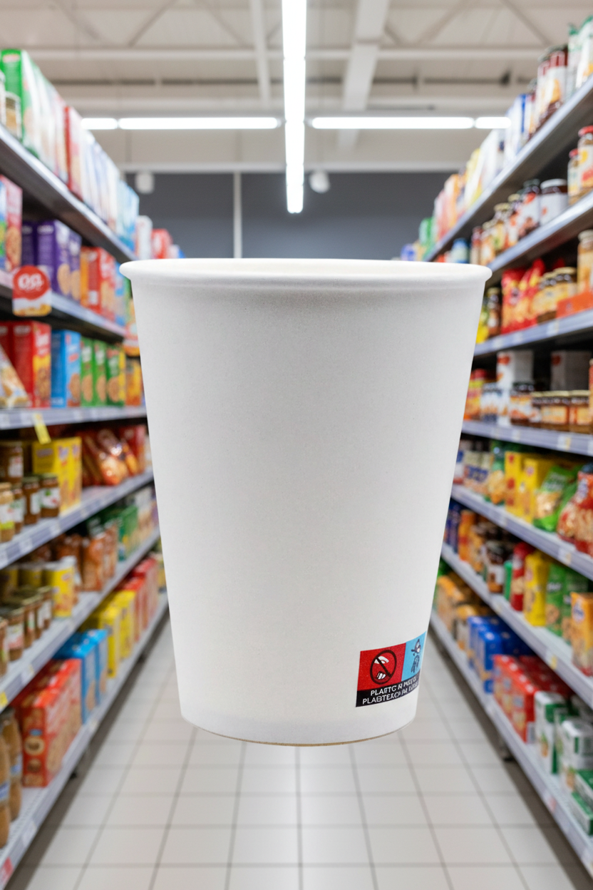 20 x 12 Oz Single Wall White  Hot Cup 50 X 20