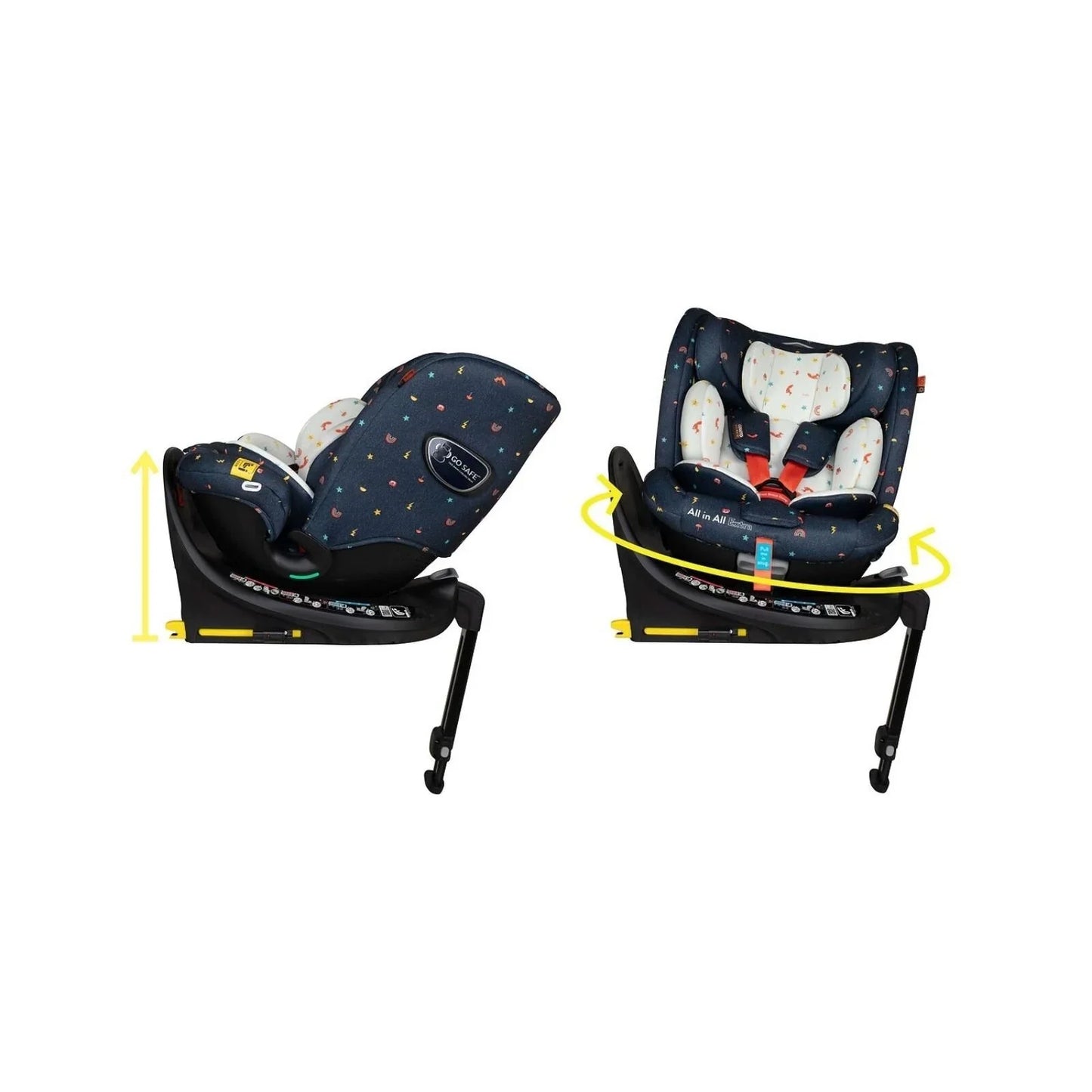 Cosatto All in All Extra i-Size 360 Car Seat - Doodle Days