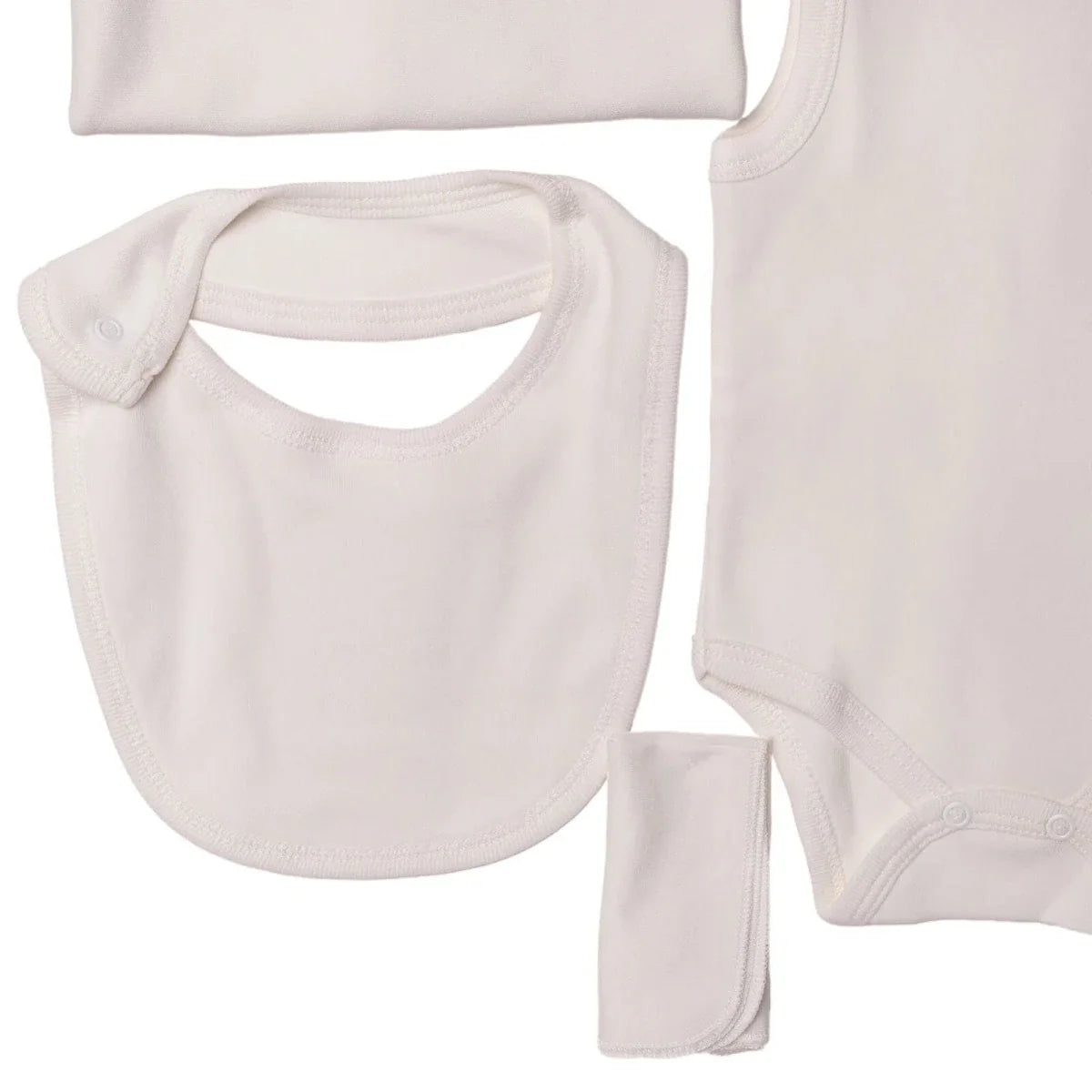 HelloBaby Newborn 10-Piece Newborn Hospital Set - Ecru