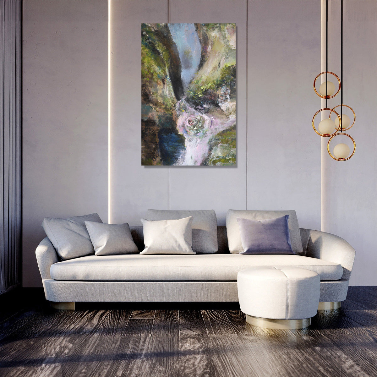 Rose Cascade Gorge Canvas