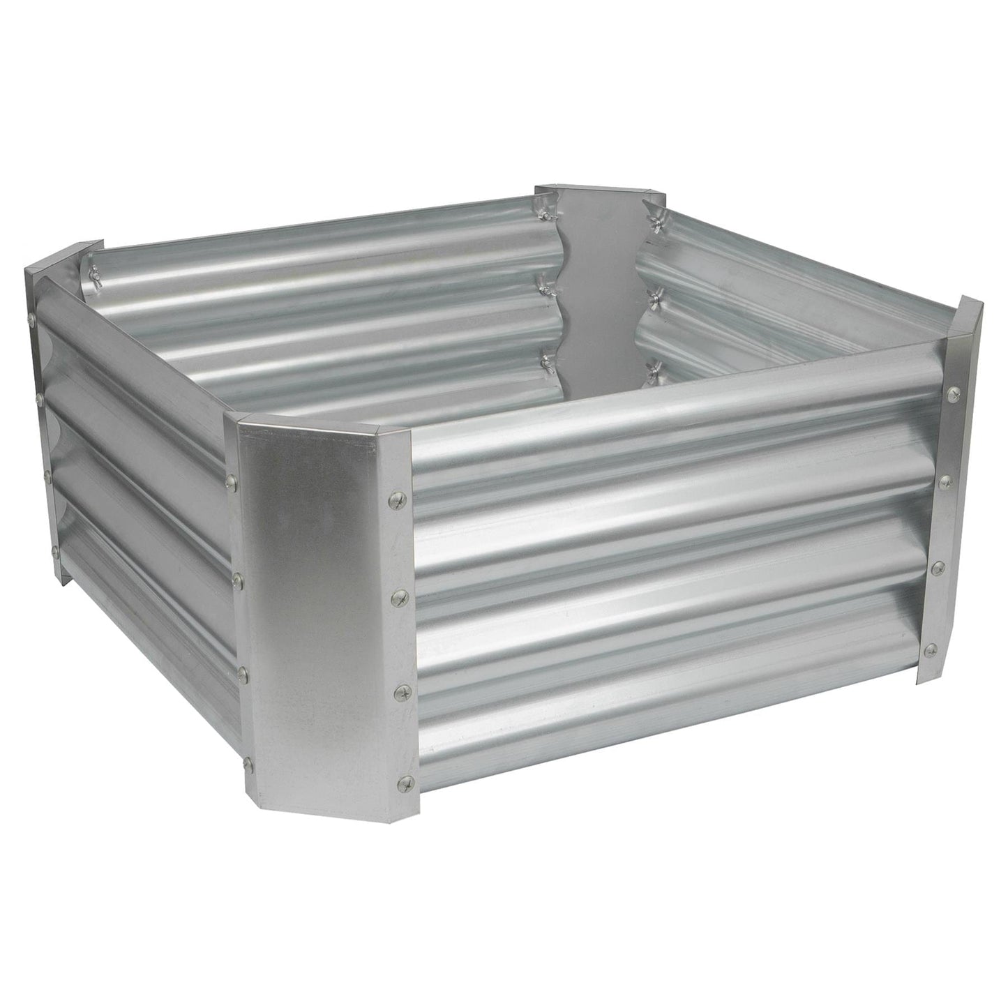 60cm x 60cm Square Galvanised Steel Raised Garden Bed