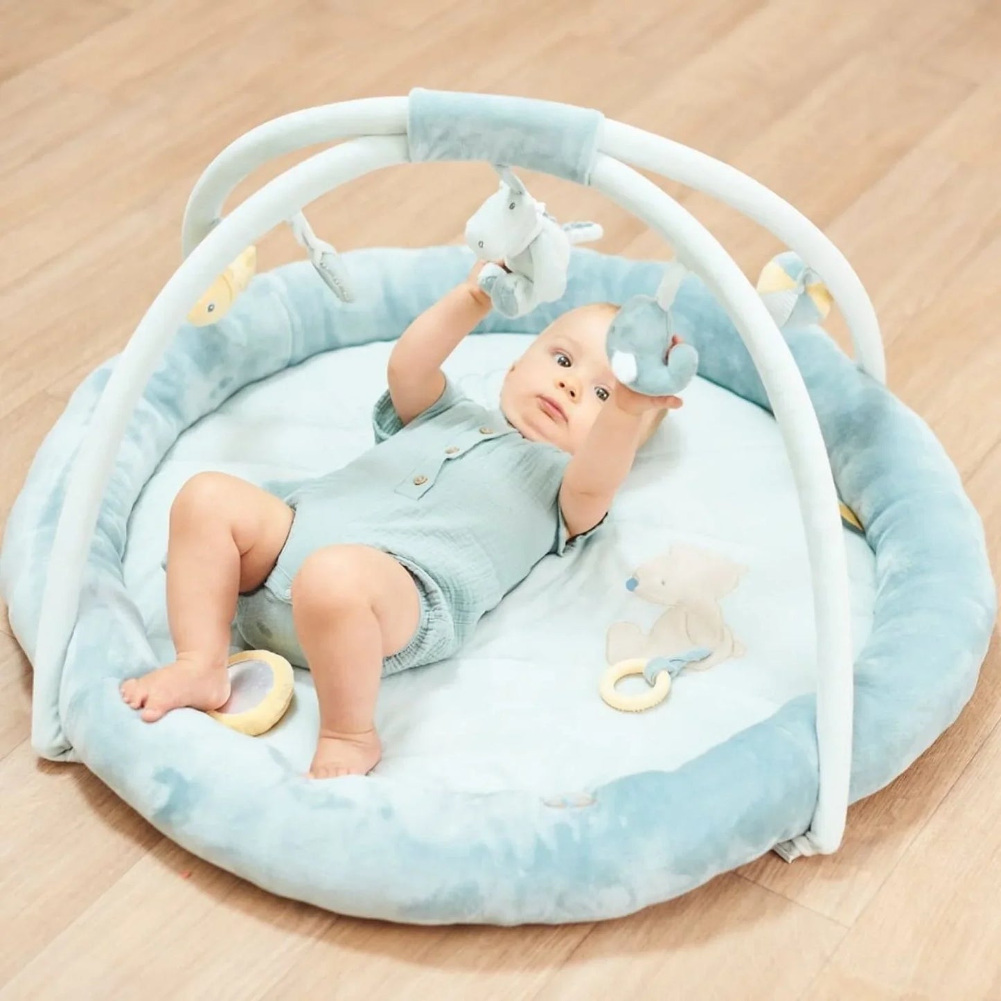 Nattou Stuffed Playmat - Romeo, Jules & Sally