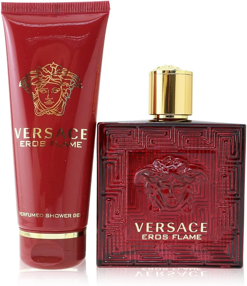 Versace Eros Gift Set 100ml EDP + 75ml Shower Gel + 75ml Aftershave Balm + 10ml EDP