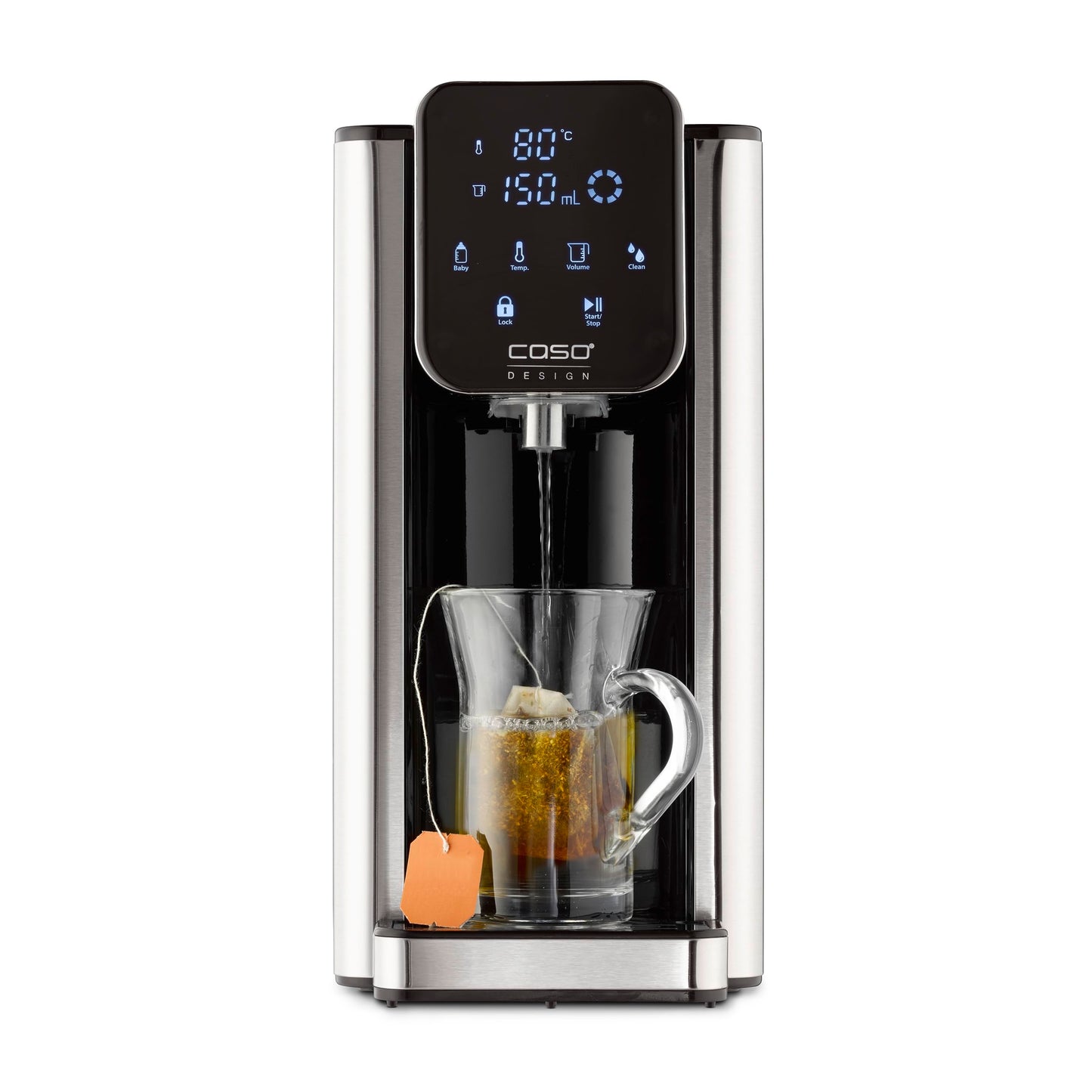 CASO HW 660 Turbo Hot Water Dispenser for Home | 2.7L Instant Hot Water Dispenser with Filter for Hot Drinks | One Cup Boiling Water Dispenser | Saves