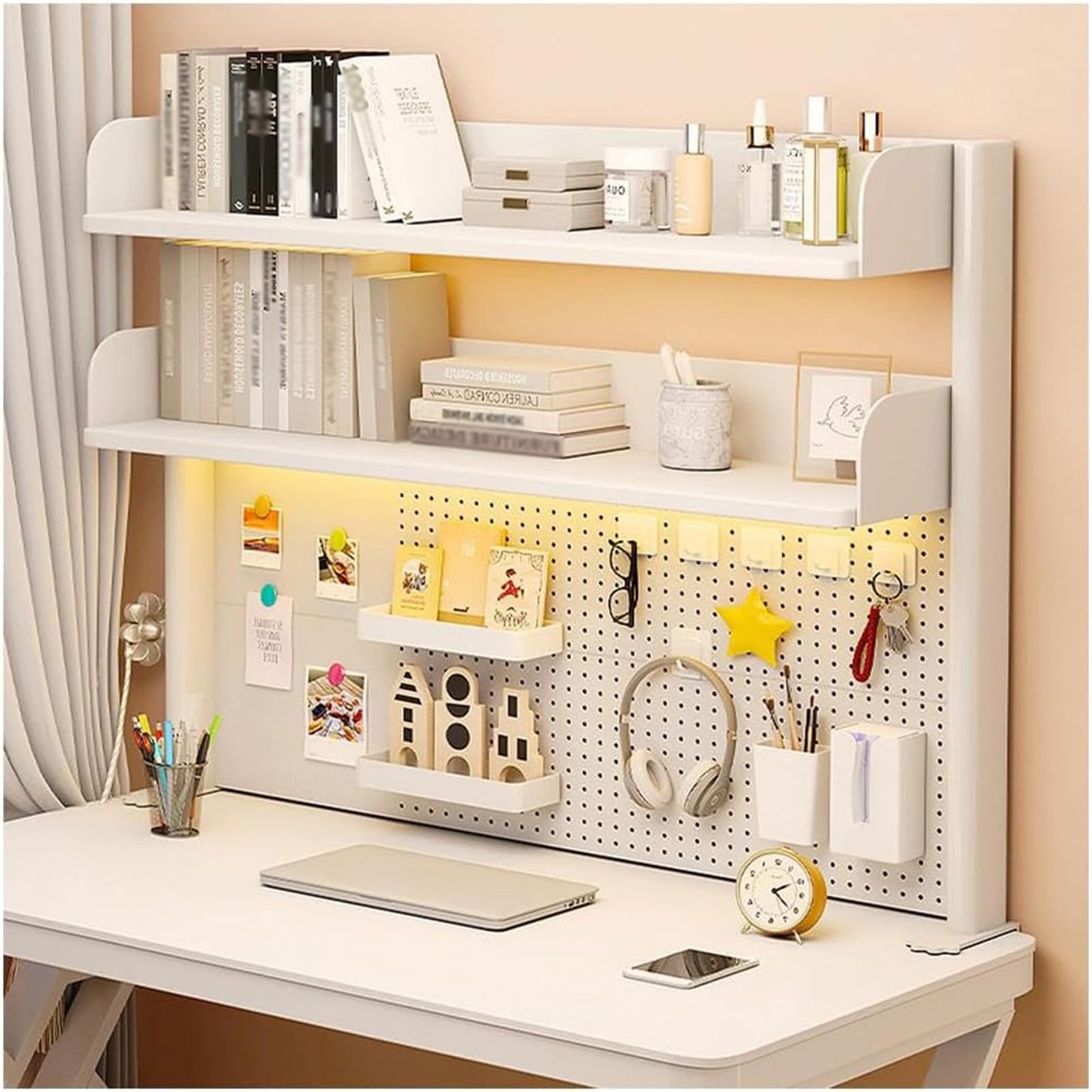 Qulamrdk Clip-on Desk Organiser for Clip-on Desk Shelf