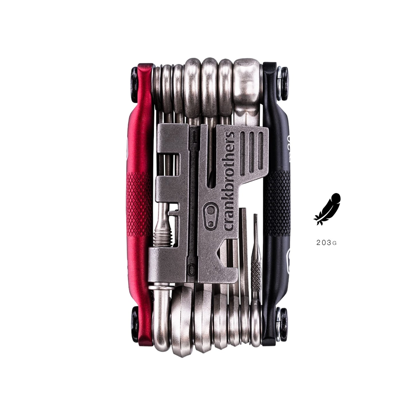 Crankbrothers Multi-20 Bicycle Multi-Tool, Red
