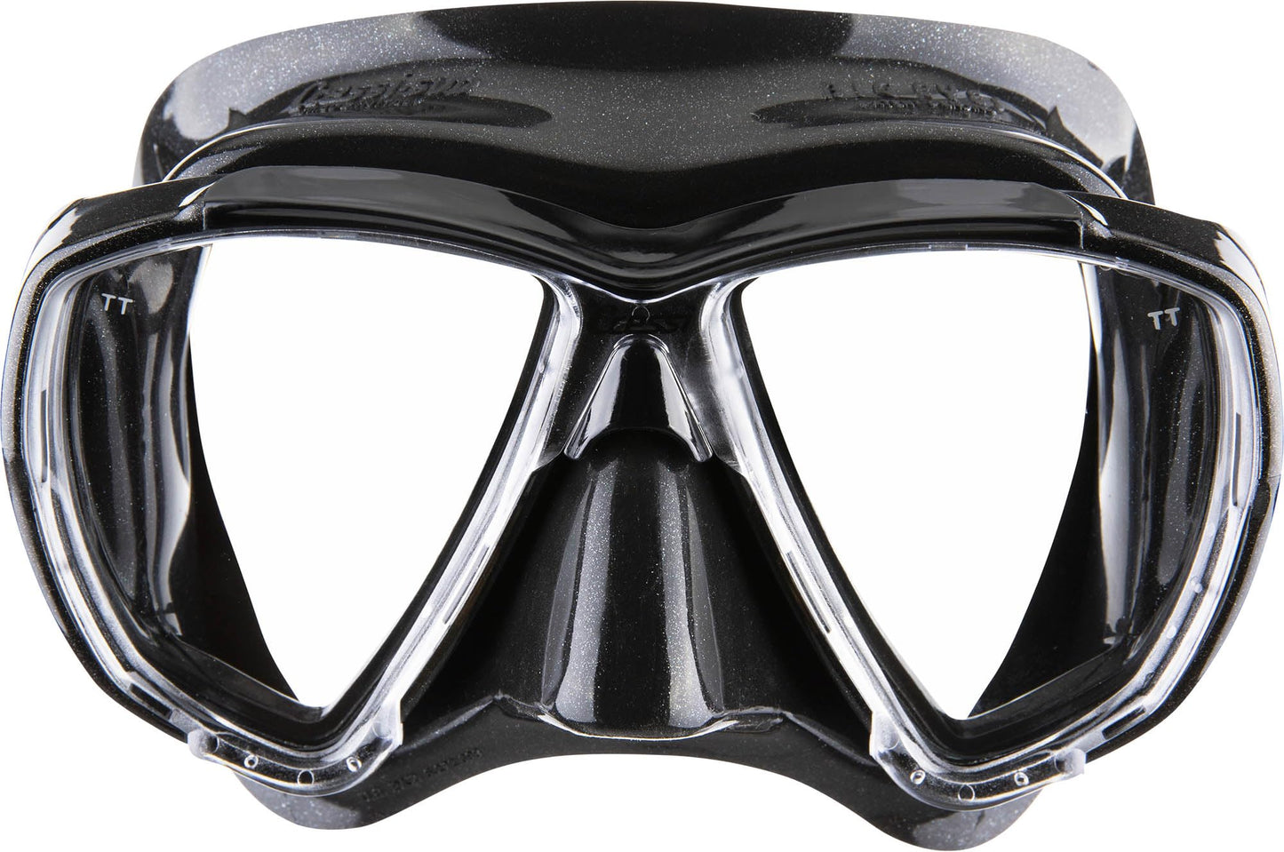 CRESSI Big Eyes+Alpha Ultra Dry Combo Black/Black - Combo Set Mask + Snorkel UD for Diving and Snorkelling, Black/Black, One Size, Adults