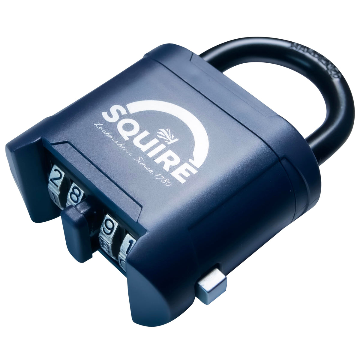Squire Mystic Combi BF60 Heavy Duty Combination Padlock ? 4 Wheel Code Lock for Shed, Gate, Outdoor Use ? Keyless Security