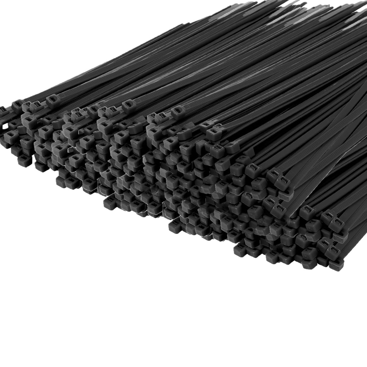 Armpow 500PCS Cable Ties 300mm x 4.8mm Nylon Zip Ties Long Heavy Duty with 50lbs Tensile Strength Plastic Tie Wraps Self-Locking Nylon Wire Ties Wraps