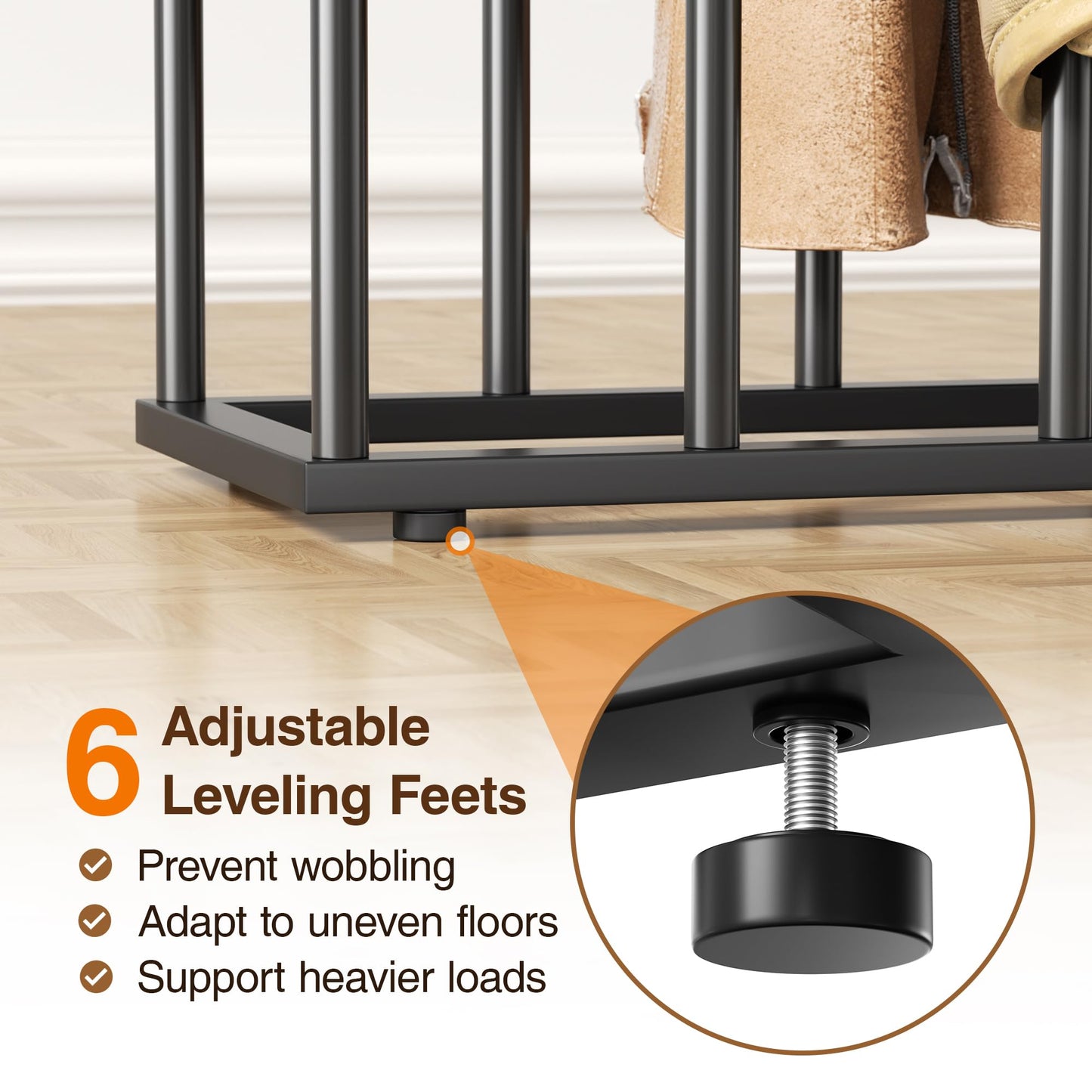 pickpiff Free Standing Shoe Rack - Black Metal Shoe Storage, Shoe Racks Storage for Dorm Room, Closet, Entryway, Bedroom, Patio Outdoor, Hallway