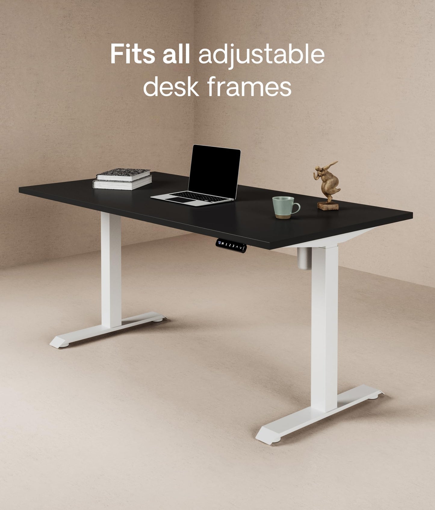 Desktronic Table Top 120 x 60 cm Desk Top - Perfect for Height-Adjustable Desks, Dining Tables and More - Made in Europe