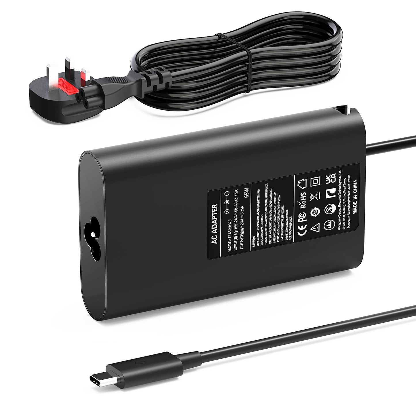 65W USB C Laptop Charger Compatible with HP Spectre X360, Elitebook x360 1030 1040 G3 G4, Chromebook, ProBook 430 450 G5 G6, Envy, Elite x2, Split x2