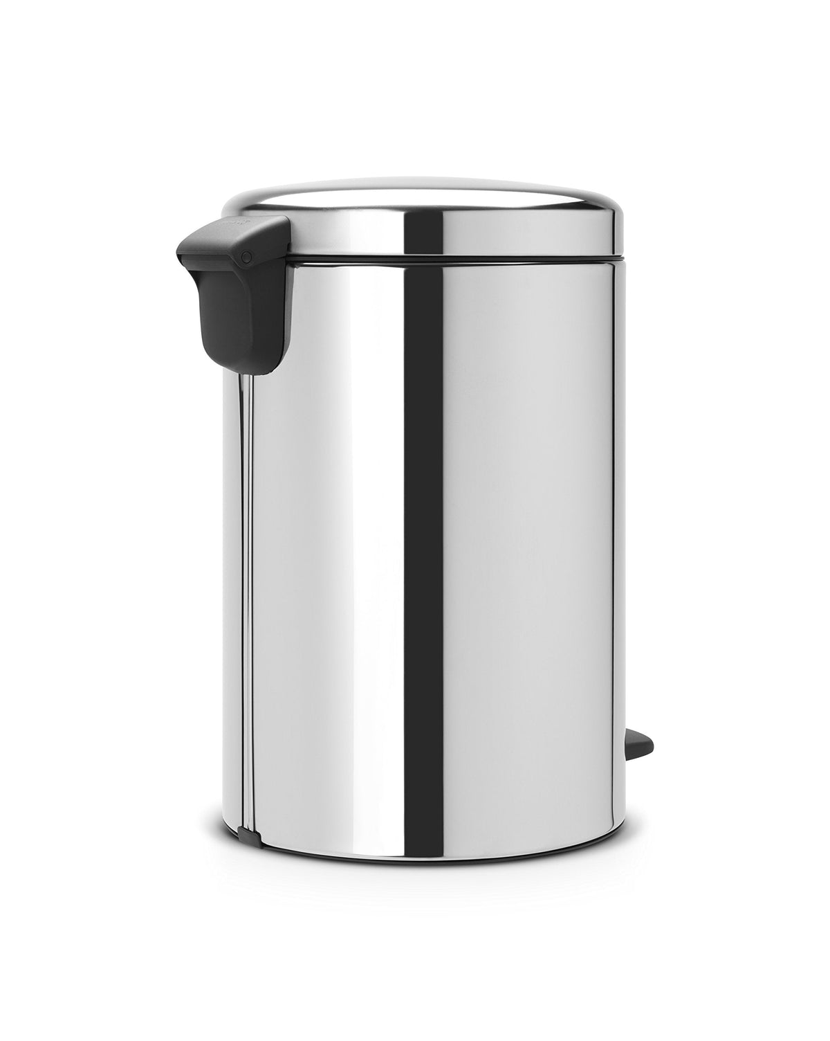 Brabantia 113987 Pedal Bin newIcon with Plastic Inner Bucket, 20 Litre - Brilliant Steel