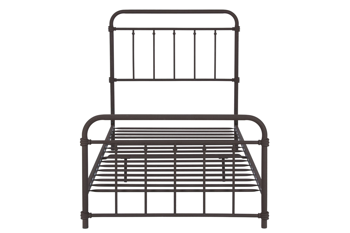 DHP Furniture Wallace Metal Bed, Bronze Single
