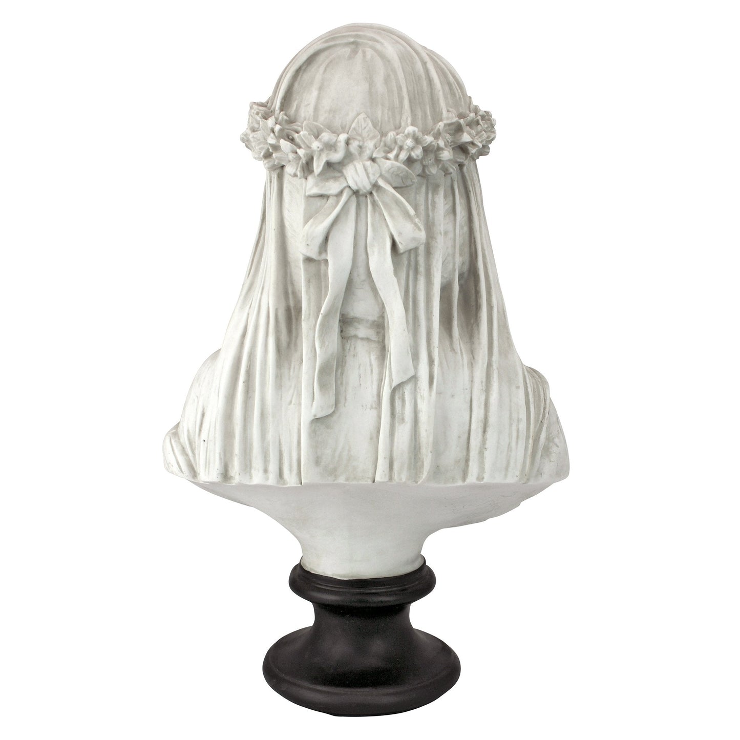 Design Toscano NG31524 the Veiled Maiden Sculptural Bust,White,15D x 23W x 35.5H centimetres