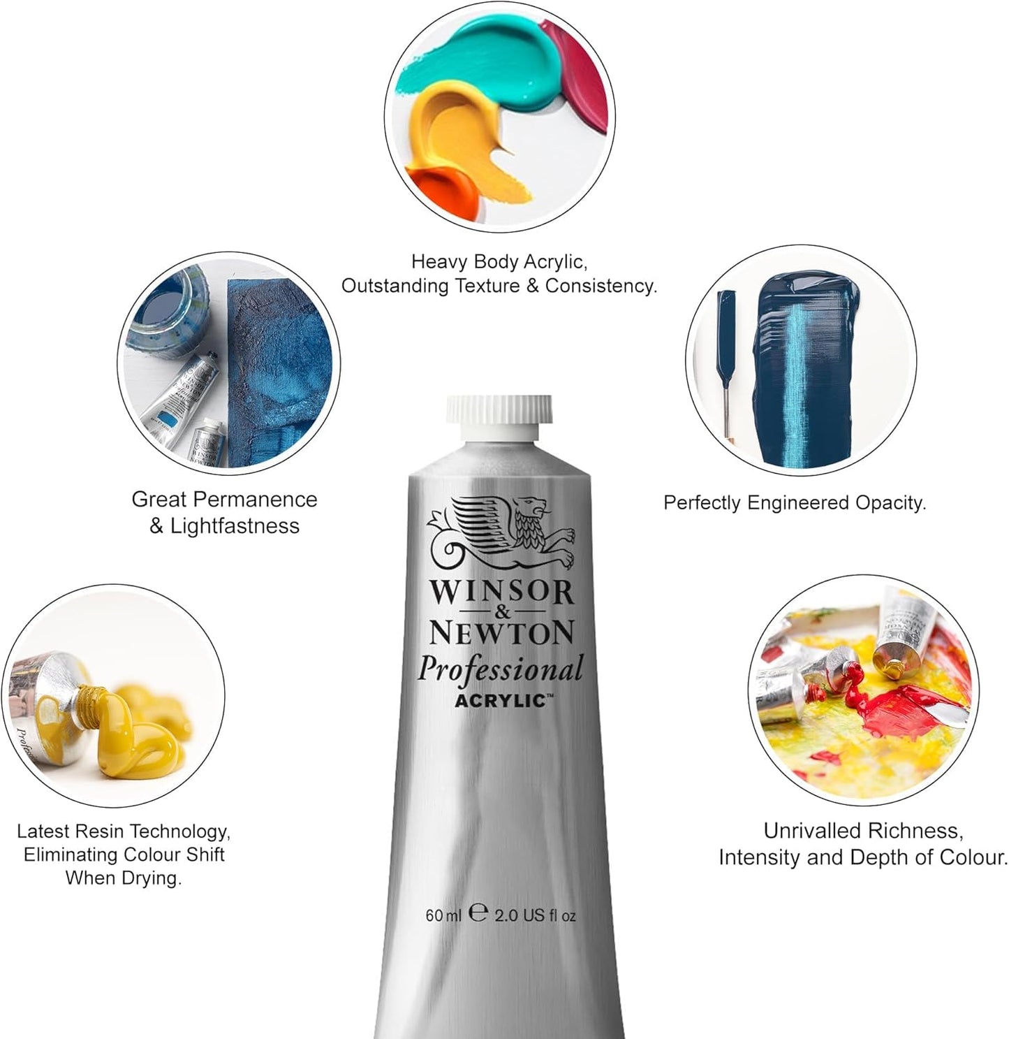 Winsor and Newton Artists Acrylic Paint Starter (12 x 20 ml)