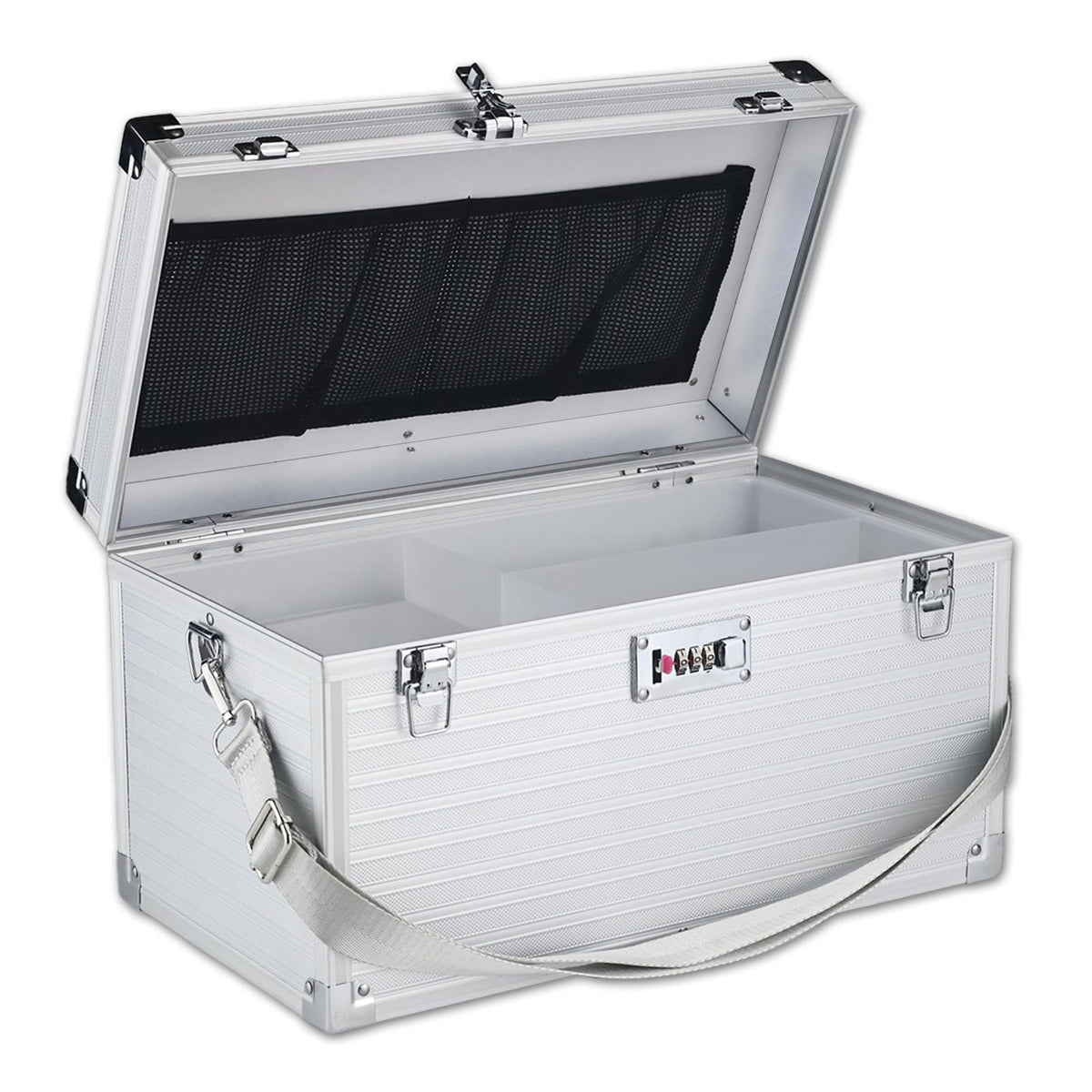 Pogianhae High Capacity Lock Box with Handle, Multipurpose Lockable Storage Organizer for Home Outdoor, Security Stores Medicine, Cosmetics, Toys