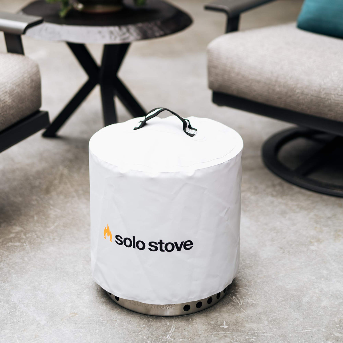 Solo Stove Ranger Shelter | Protective Outdoor Fire Pit Cover for Round Fire Pits, Water resistant Cover, Firepit Accessories for Camping and
