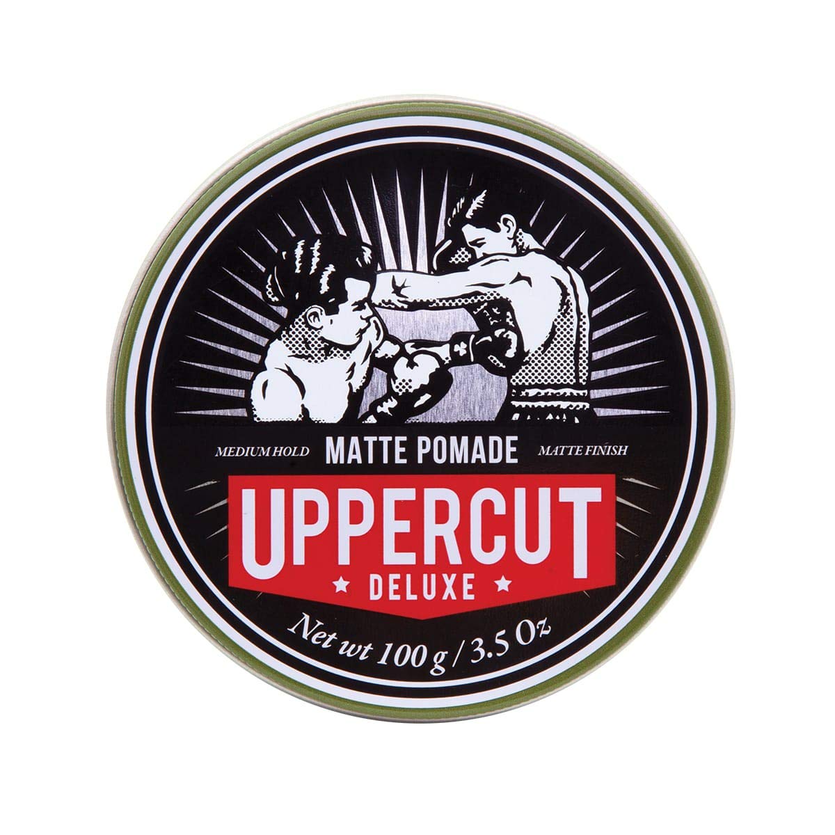Uppercut Deluxe Matte Pomade Hair Styling Product For Men With A Medium Hold, No Shine Water Based Matte Hair Styling Product Easy Wash Out, No