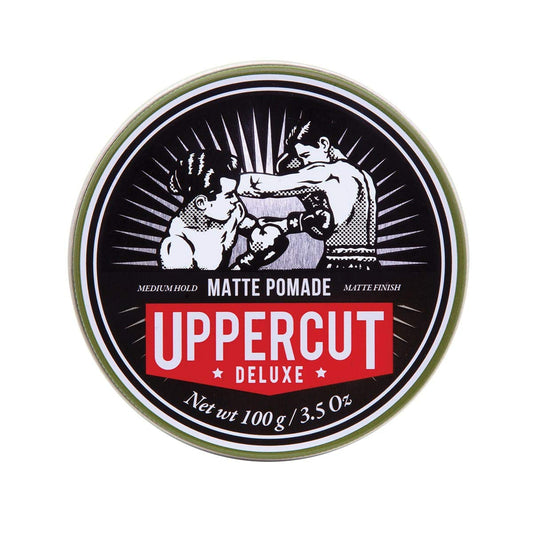 Uppercut Deluxe Matte Pomade Hair Styling Product For Men With A Medium Hold, No Shine Water Based Matte Hair Styling Product Easy Wash Out, No