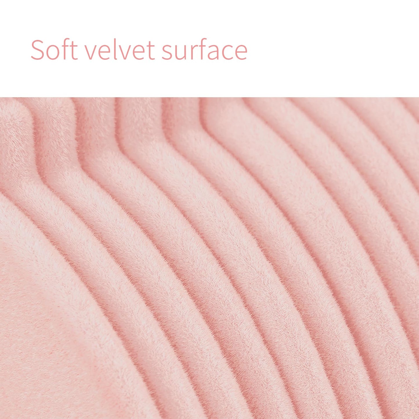 ManGotree 11" Baby Velvet Hangers Non-Slip Kids Hangers 15 Pack Light Pink
