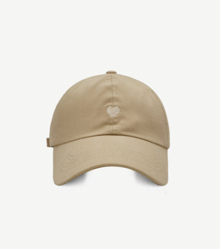Preppy Style Love Embroidery Ponytail Half Topless Hat