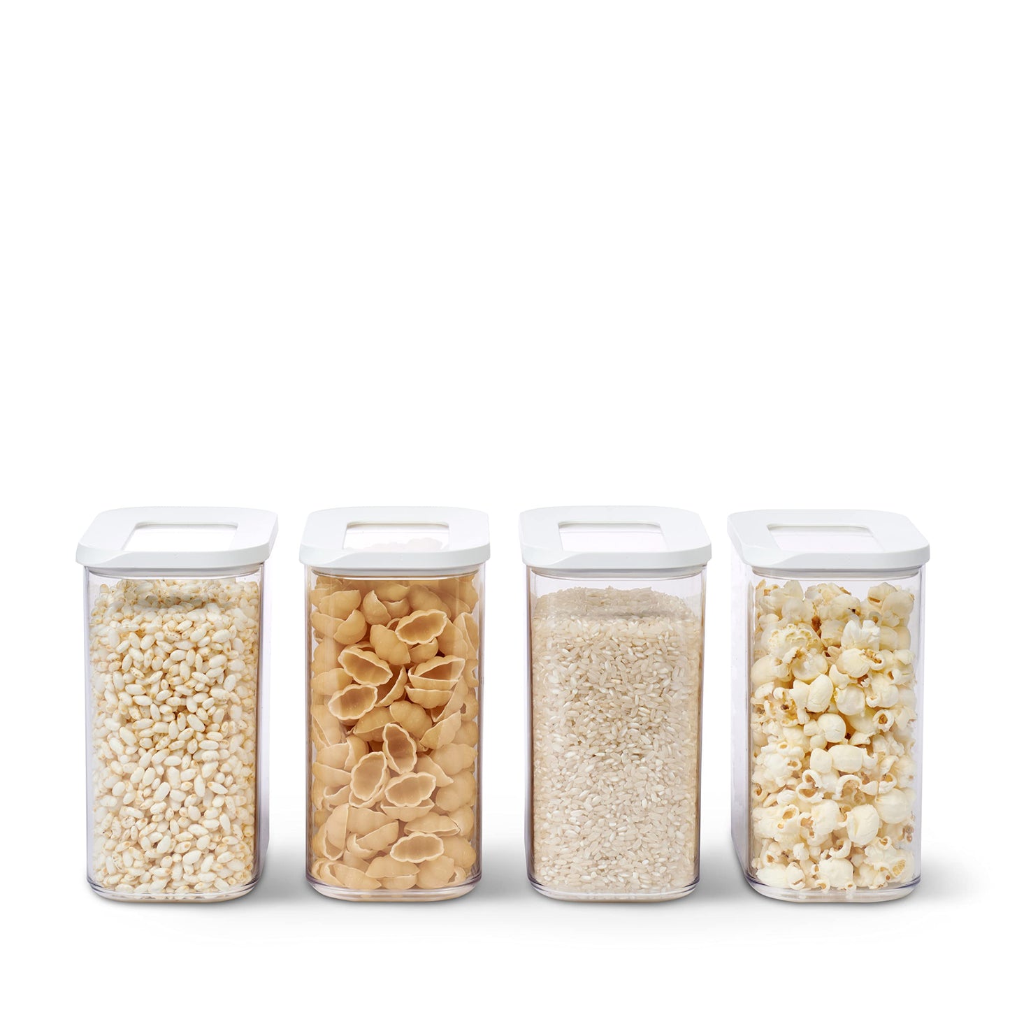 Mepal Food Storage Container 4-Piece Set - Food Containers - Kitchen Container & Organizer - Stackable & Airtight Food Storage Container - 4 x 1500 ml