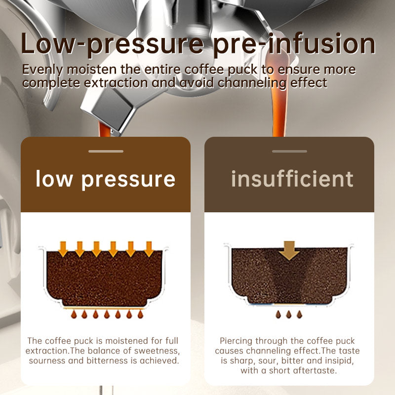 Italian-style Grinder Integrated Coffee Machine