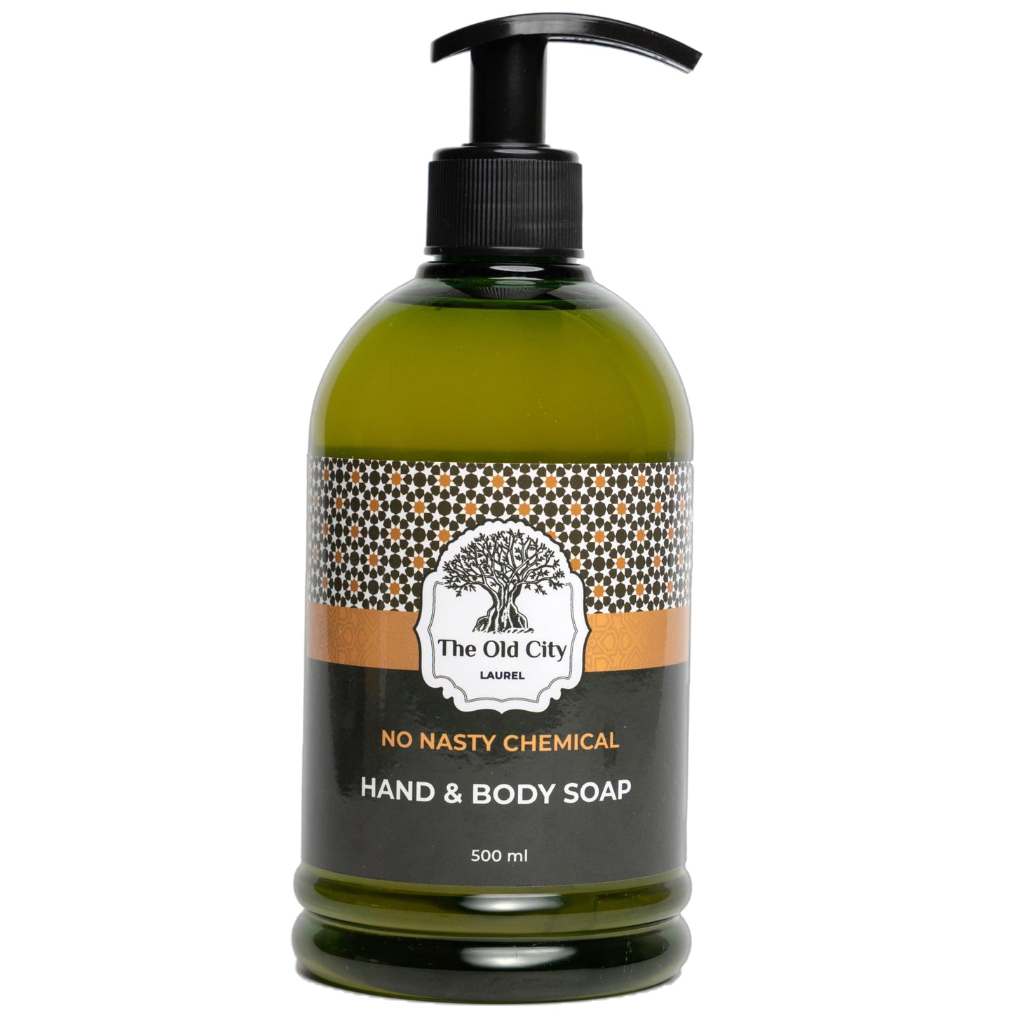 Hand Wash Soap 500ml | Laurel Scent | Antibacterial Cleanser | Gentle & Moisturizing | Sulfate & Paraben Free | 100% Vegan & Cruelty Free