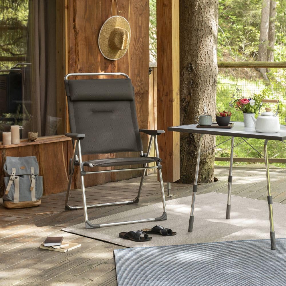 Lafuma Mobilier LFM1491-3621 California Adjustable Table, Carbon