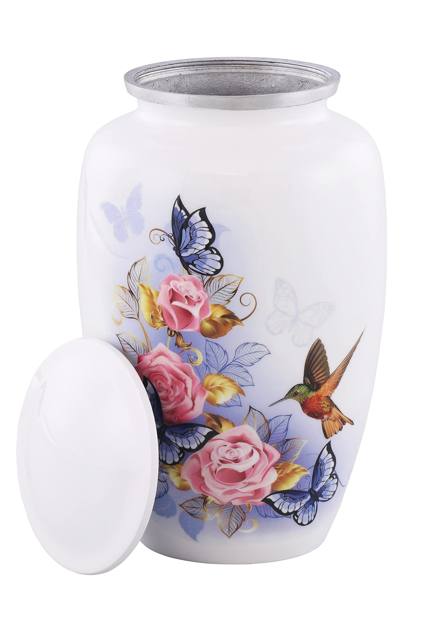 Urns of Dignity HUMMING BIRD CREMATION URNS,URN FOR HUMAN ASHES, ADULT URN FOR Funeral, Burial, Columbarium or Home, Cremation Urns for Human Ashes