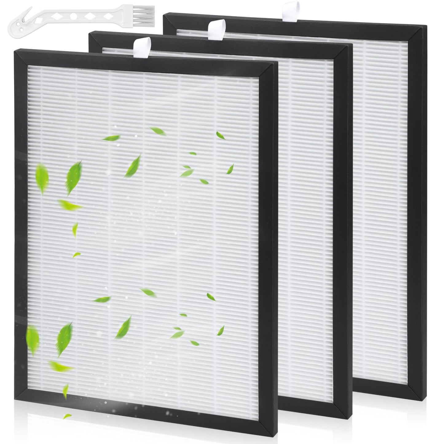 Kigniote 3 Pack HEPA Filter Compatible with Meaco Dehumidifier 20L 20LE Low Energy and Air Purifier 26x19x1cm Not Compatible with MeacoDry Arete