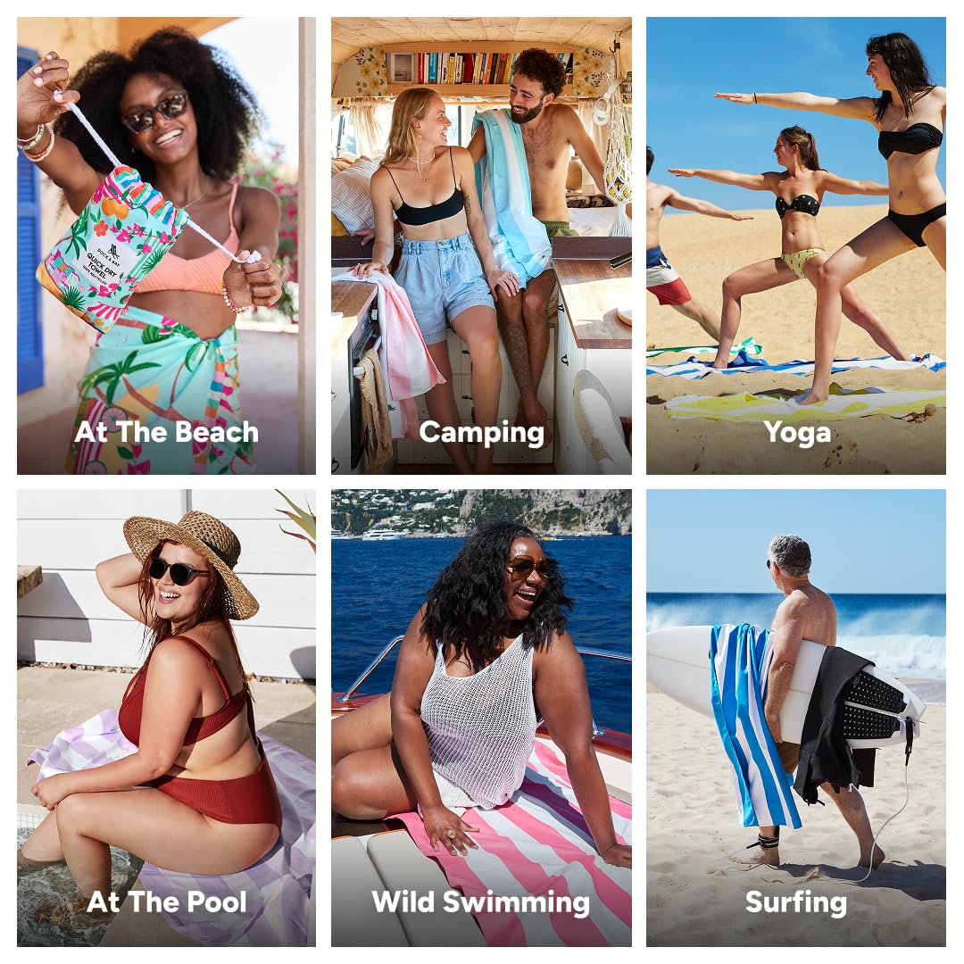 Dock & Bay Quick Dry Beach Towel - Sweet Escape, Extra Large