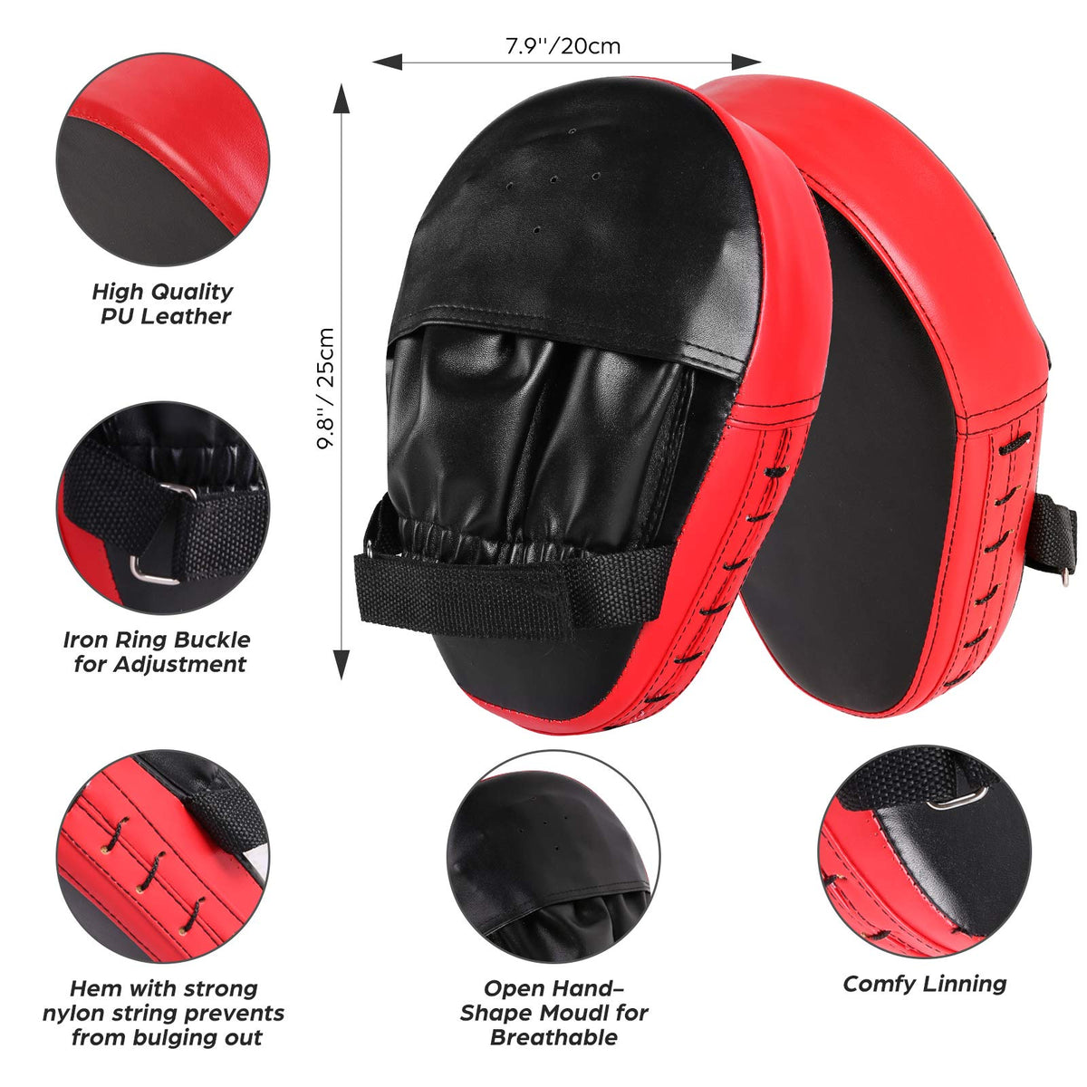 Odoland Kids Boxing Set - Gloves, Mitts, Pads, Reflex Balls, Jump Rope & Protect Sleeves