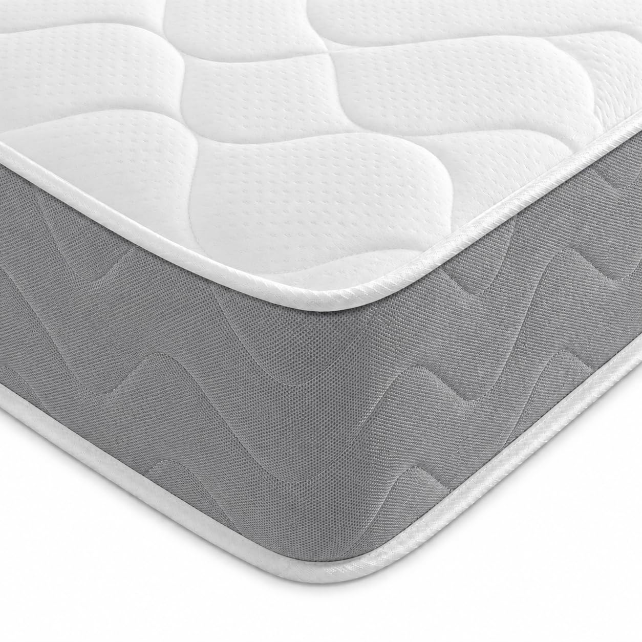 Starlight Beds Twilight Grey Double Mattress - 4ft6 x 6ft3