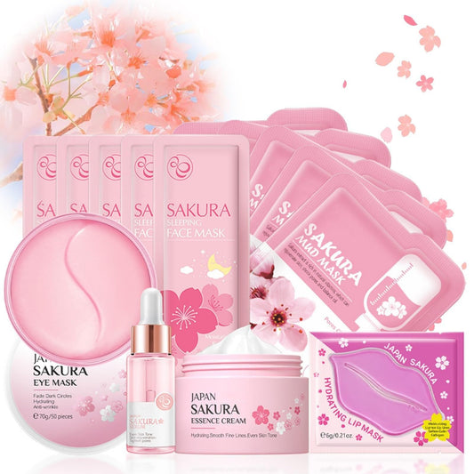 Sakura Skin Care Sets & Kits For Teenage Girls Gifts, Pamper Sets For Teenage Girls, Teen Skincare Set For Girls Pamper Set Christmas Gifts For Women-