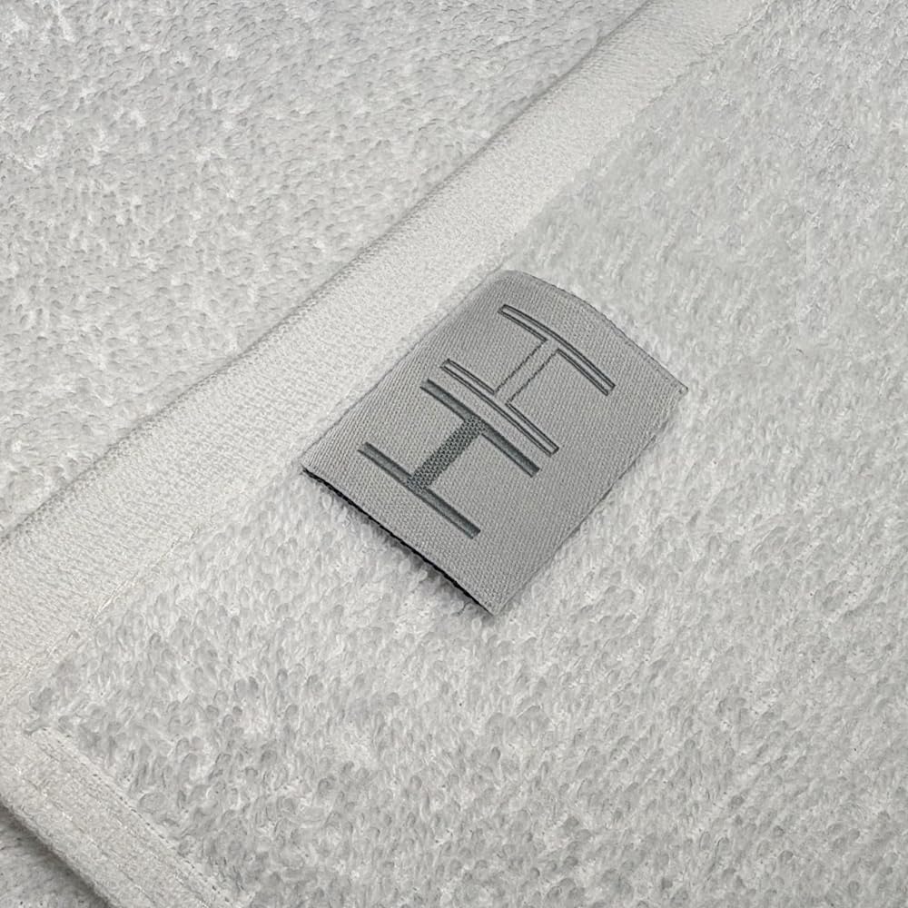 HH HERMET HOTELLERIE Set of 3 Bath Towels in Terry Towel, 100% Cotton, 3 Face Towels, 60 x 100 cm, 550 g/m², Ideal for B&B and Hotel, Wash-resistant