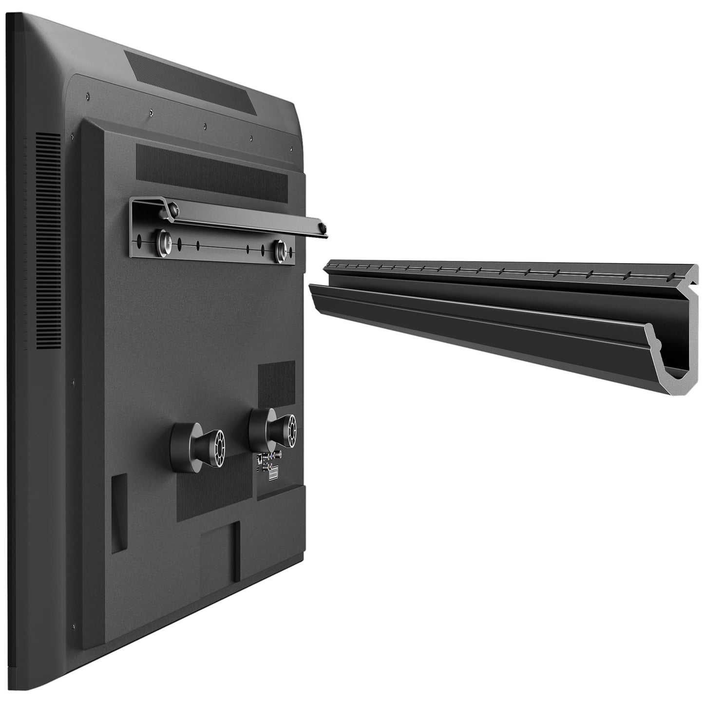 Studless Plasterboard TV Wall Bracket for 12?55 inch TVs, No Drill TV Wall Mount for Flat & Curved TVs, Max VESA 400x400mm up to 45kg, Ultra Slim,
